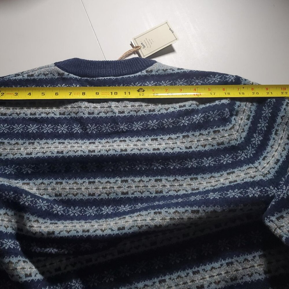 Schott Bros. NYC Fair Isle Crewneck Sweater NWT Sz XL - Picture 10 of 15